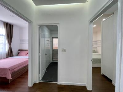 Phòng ngủ căn hộ Sky Garden 3, Quận 7 Căn hộ Sky Garden 3 tầng 6, view cây xanh thoáng mát trong lành.