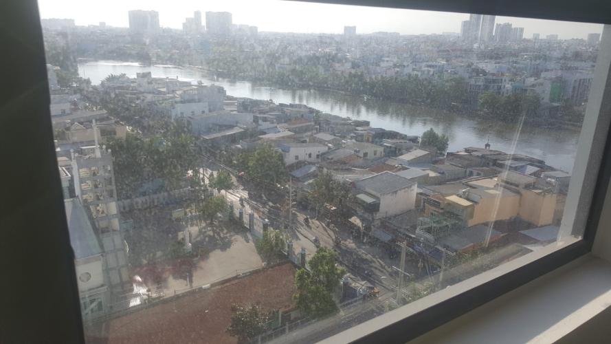 View căn hộ Green River, Quận 8 Căn hộ tầng 10 Green River hướng Tây Bắc, đầy đủ nội thất.