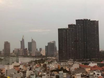 View The Manor, Bình Thạnh Căn hộ Officetel The Manor tầng trung, view thành phố.