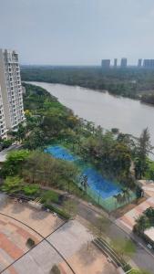 View căn hộ Riverside Residence , Quận 7 Căn hộ tầng 15 Riverside Residence, view sông mát mẽ.