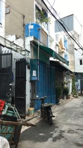 Mặt tiền nhà phố Nhà phố Quận 12 cửa hướng Nam diện tích 60m2, hẻm xe máy.