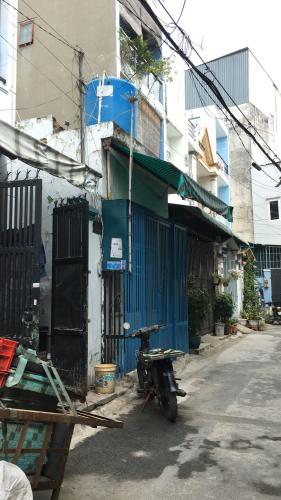 Mặt tiền nhà phố Nhà phố Quận 12 cửa hướng Nam diện tích 60m2, hẻm xe máy.