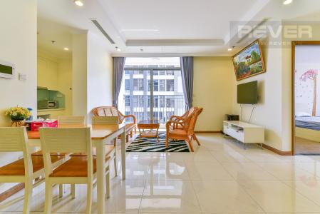 Phòng khách căn hộ Vinhomes Central Park Căn hộ Vinhomes Central Park tháp Landmark 3, đầy đủ nội thất