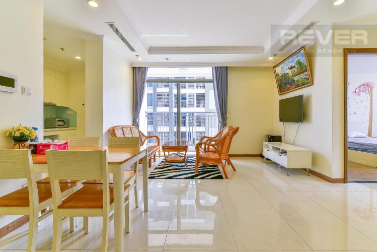 Phòng khách căn hộ Vinhomes Central Park Căn hộ Vinhomes Central Park tháp Landmark 3, đầy đủ nội thất