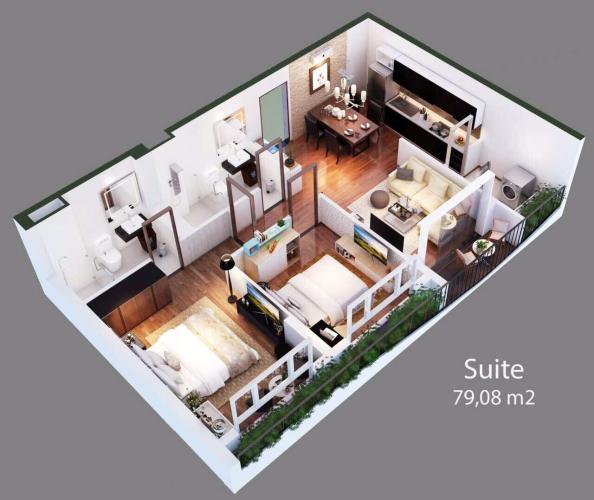 Layout Diamond Lotus, Quận 8 Căn hộ Diamond Lotus tầng trung, đầy đủ nội thất.