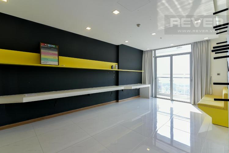 Phòng khách căn hộ Vinhomes Central Park Căn hộ Vinhomes Central Park đầy đủ nội thất, view thành phố