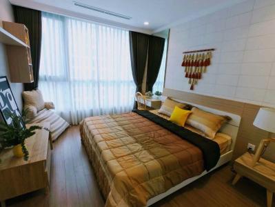 Phòng ngủ Vinhomes Central Park Căn hộ Vinhomes Central Park tầng cao, hướng Đông Nam.