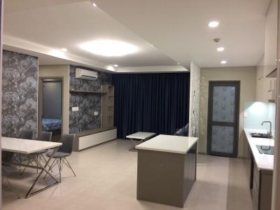 Phòng khách The Gold View, Quận 4 Căn hộ The Gold View tầng trung, nội thất đầy đủ.