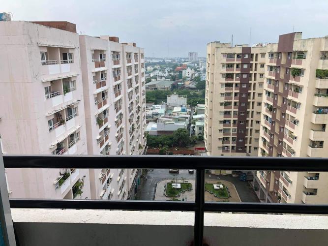 View căn hộ Khang Gia, Gò Vấp Căn hộ tầng 11 Khang Gia cửa hướng Tây, nội thất cơ bản.