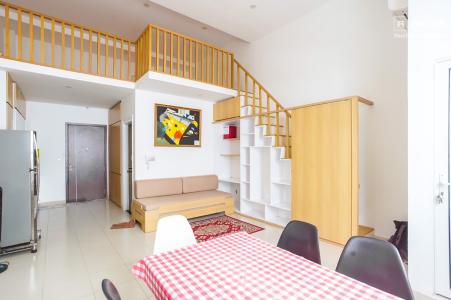 Phòng khách căn hộ LEXINGTON RESIDENCE Cho thuê căn hộ Lexington Residence 1PN, đầy đủ nội thất, có tầng lửng, giá tốt