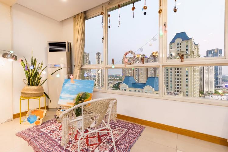 Không gian căn hộ The Manor, Quận Bình Thạnh Căn hộ tầng 21 The Manor gồm 2 phòng ngủ, đầy đủ nội thất.