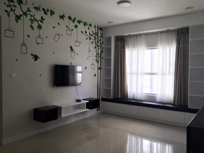 Phòng khách căn hộ Sunrise City , Quận 7 Căn hộ tầng trung Sunrise City view thoáng mát, nội thất cơ bản.