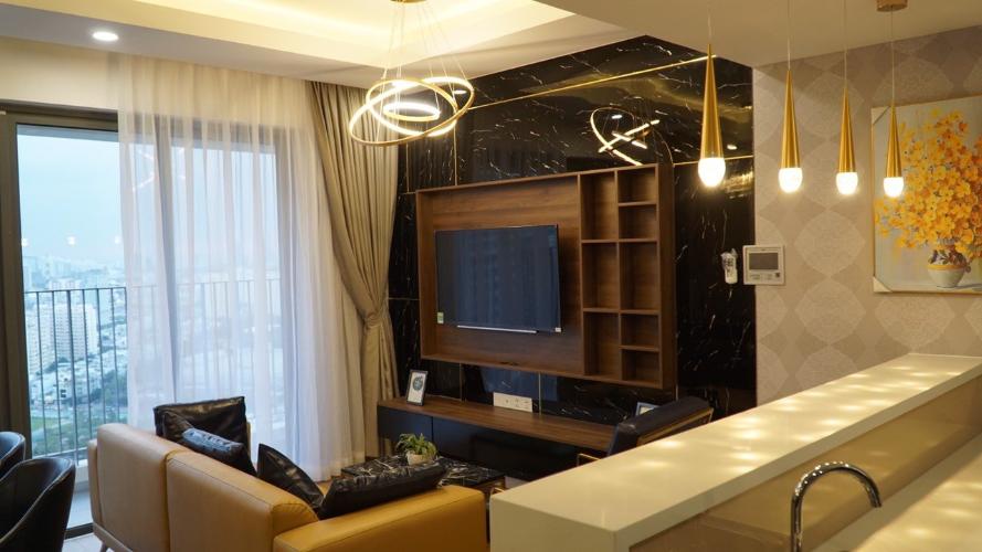 Phòng khách Masteri An Phú, Quận 2 Căn hộ Masteri An Phú tầng cao, view sông và Xa Lộ Hà Nội.