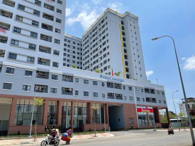 Building  Căn hộ Fresca Riveside  Căn hộ Fresca Riverside tầng 3 view đón gió mát mẻ, nội thất cơ bản.