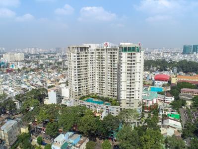 The EverRich Infinity, Quận 5 Căn hộ The EverRich Infinity tầng cao, ban công hướng Tây.