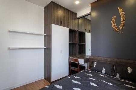 Phòng ngủ căn hộ M-ONE NAM SÀI GÒN Cho thuê căn hộ M-One Nam Sài Gòn 3PN, đầy đủ nội thất, full sàn gỗ, ban công hướng Nam