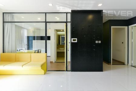 Phòng khách căn hộ Vinhomes Central Park Căn hộ Vinhomes Central Park đầy đủ nội thất, view thành phố