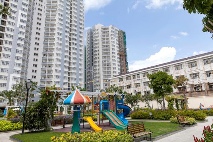 Him Lam Chợ Lớn Căn hộ Him Lam Chợ Lớn tầng thấp đầy đủ nội thất, hướng Tây.