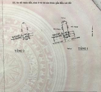 Nhà phố Bình Tân Nhà phố Bình Tân hướng Đông Nam diện tích 55m2, khu vực dân cư an ninh.