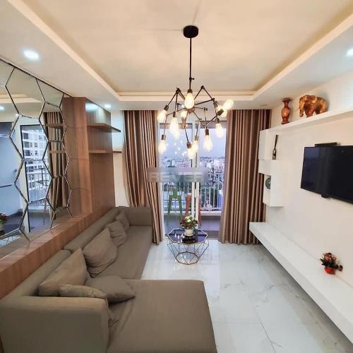 Phòng khách The Botanica, Tân Bình Căn hộ The Botanica tầng trung, view thành phố sầm uất.