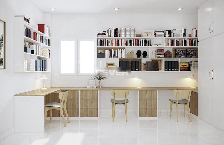 Phòng làm việc nhà phố Bình Trưng Tây, Quận 2 Nhà phố rộng 110m2, thiết kế hiện đại đầy đủ nội thất.