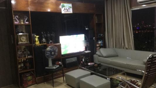 Phòng khách căn hộ Bộ Công An, Quận 2 Căn hộ tầng 12 Bộ Công An cửa hướng Tây Bắc, đầy đủ nội thất.