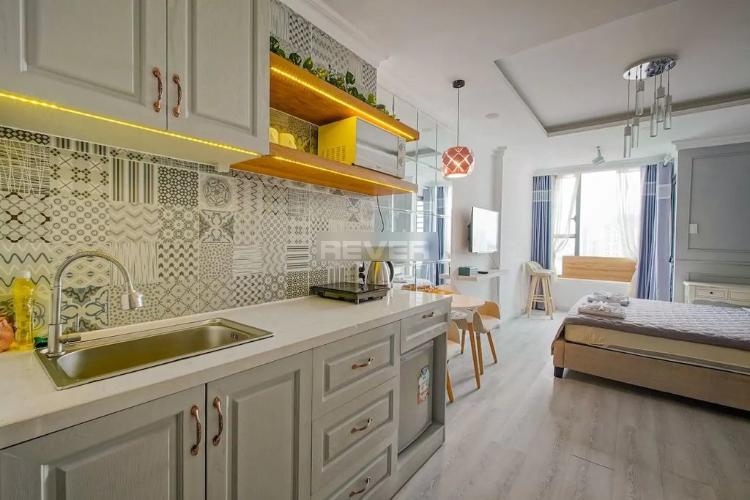 Phòng bếp River Gate, Quận 4 Căn hộ Officetel RiverGate Residence tầng trung, hướng Tây Bắc.