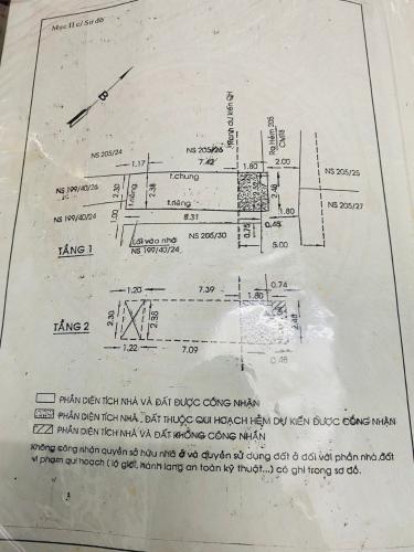 Layout nhà phố Cách Mạng Tháng 8, Phường 4, Quận 3 Nhà 1 trệt 1 lầu hẻm đường Cách Mạng Tháng Tám, sổ hồng chính chủ