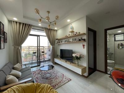 Phòng khách Him Lam Phú An, Quận 9 Căn hộ Him Lam Phú An ban công hướng Đông Nam, đầy đủ nội thất.