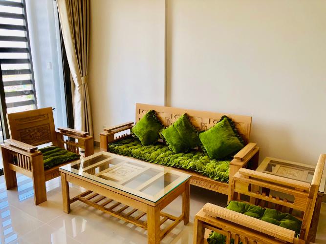 phòng khách căn hộ  1+1 phòng ngủ the sun avenue Căn hộ The Sun Avenue đón view nội khu, nội thất đầy đủ.