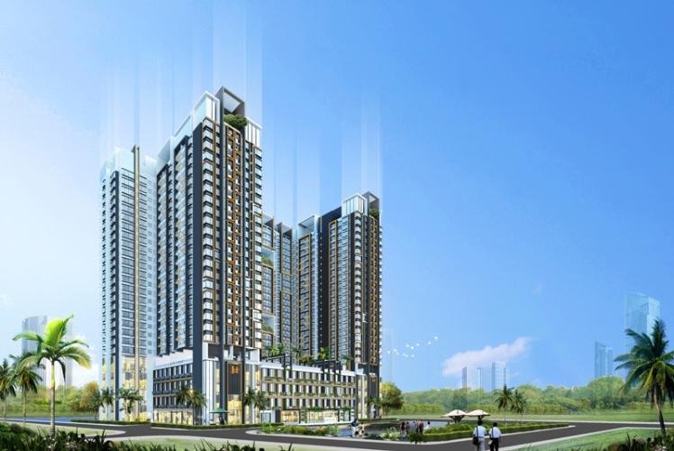 Căn hộ Green Star Sky Garden, Quận 7 Căn hộ Green Star Sky Garden tầng 12 view thoáng mát, nội thất cơ bản.