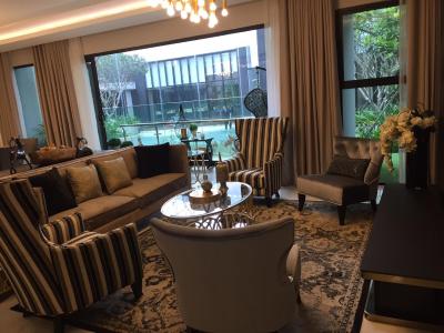 Phòng khách Feliz En Vista Quận 2 Căn hộ Feliz En Vista nội thất sang trọng, view nội khu.