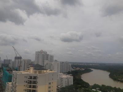 View căn hộ Phú Mỹ Hưng Midtown Căn hộ tầng cao Phú Mỹ Hưng Midtown, nội thất cao cấp đầy đủ.