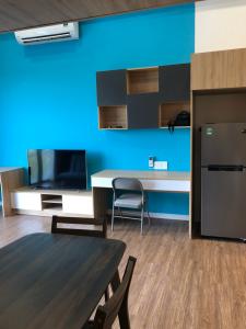 Phòng khách officetel THE SUN AVENUE Bán căn hộ The Sun Avenue 1PN, tầng 3, đầy đủ nội thất