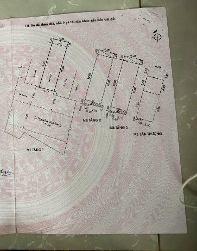 Bản vẽ nhà phố Quận Tân Phú Nhà phố mặt tiền đường Nguyễn Văn Săng diện tích 53.2m2, không nội thất.