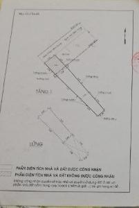 Bản vẽ Nhà phố hướng Tây Bắc, hẻm 3m rộng rãi, không ngập nước.