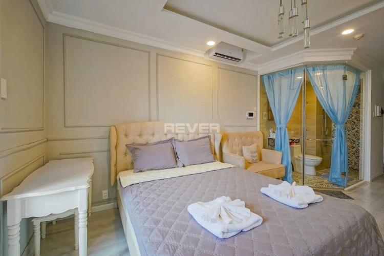 Phòng ngủ River Gate, Quận 4 Căn hộ Officetel RiverGate Residence tầng trung, hướng Tây Bắc.