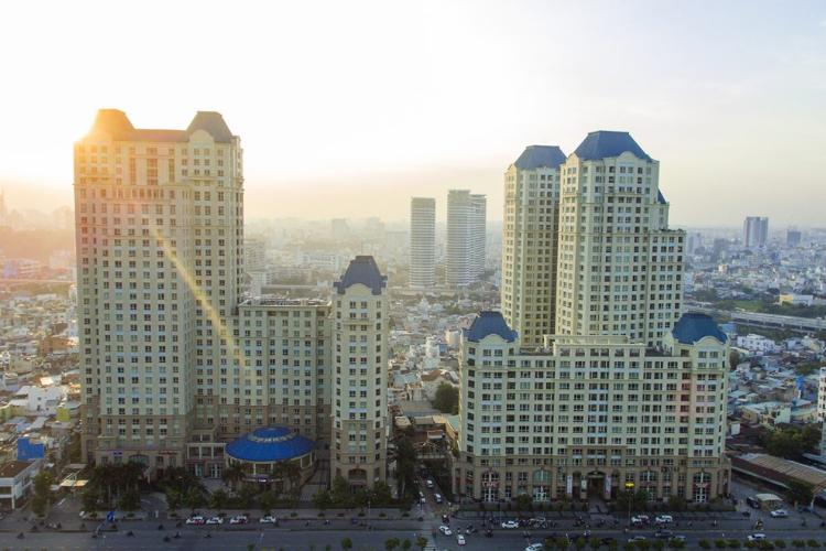 Căn hộ The Manor, Quận Bình Thạnh Căn hộ tầng 21 The Manor gồm 2 phòng ngủ, đầy đủ nội thất.