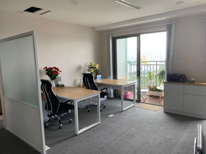 Phòng khách officetel The Sun Avenue Cho thuê officetel The Sun Avenue, diện tích 51.2m2 - 1 phòng ngủ, nội thất cơ bản, tầng cao, view thoáng.