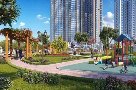 Tiện ích Eco Green Saigon Căn hộ Eco Green Saigon ban công đón gió, view nội khu.