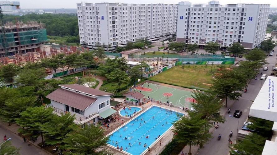 Nội khu EHome 3, Bình Tân Căn hộ EHome 3 tầng trung, đầy đủ nội thất, 2 phòng ngủ.