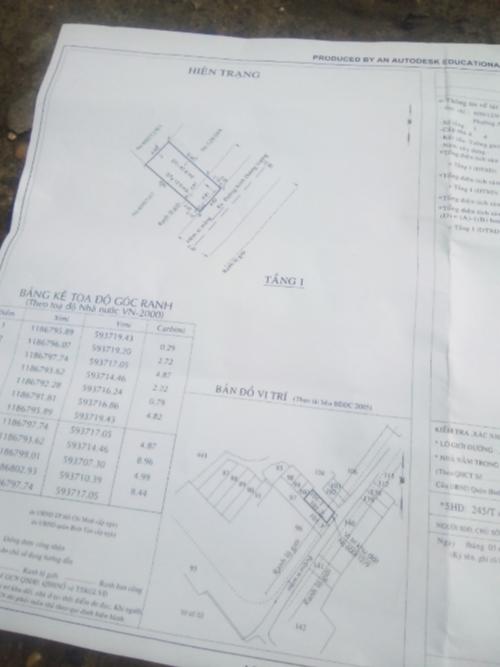 Nhà phố Quận Bình Tân Nhà phố diện tích 48m2 kết cấu 2 tầng, khu vực dân cư đông đúc.