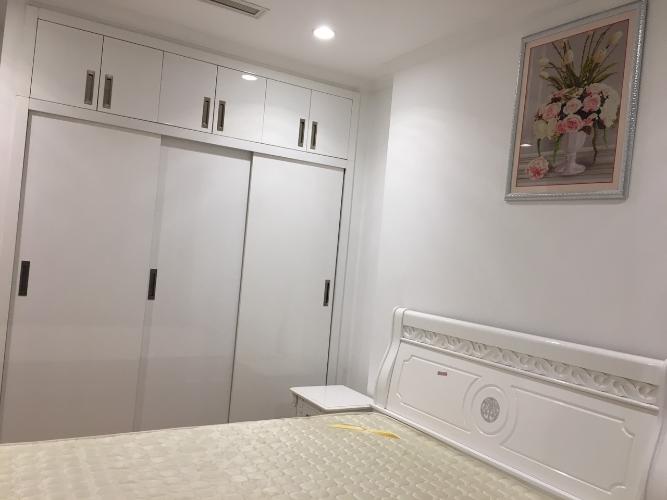 Phòng ngủ Vinhomes Central Park Căn hộ Vinhomes Central Park tầng trung, đầy đủ nội thất.