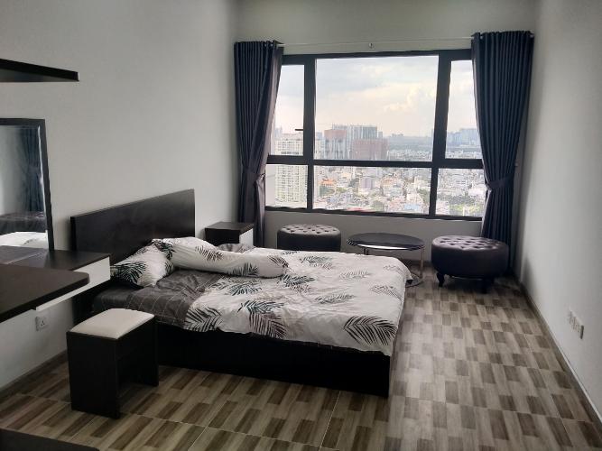 phòng ngủ căn hộ đảo kim cương Căn hộ Đảo Kim Cương tầng trung, đón view thành phố sầm uất.