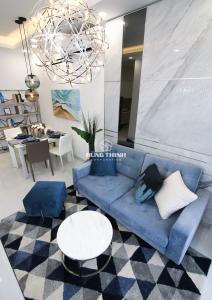 Nội thất phòng khách Bán căn hộ Q7 Saigon Riverside tầng cao nội thất cơ bản, view nội khu.