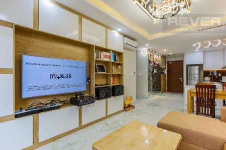 Phòng khách căn hộ The Gold View Căn hộ The Gold View quận 4, nội thất đầy đủ view thoáng mát