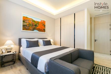 Phòng ngủ căn hộ Wilton Tower, Bình Thạnh Căn hộ Wilton Tower tầng 22 đầy đủ nội thất, tiện ích cao cấp.