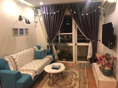 Phòng khách , Căn hộ Saigonland Apartment , Quận Bình Thạnh Căn hộ Saigonland Apartment tầng 9 view thoáng mát, đầy đủ nội thất.