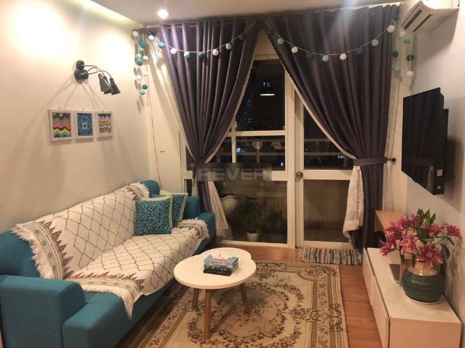 Phòng khách , Căn hộ Saigonland Apartment , Quận Bình Thạnh Căn hộ Saigonland Apartment tầng 9 view thoáng mát, đầy đủ nội thất.