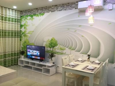 Phòng khách Dragon Hill 2, Nhà Bè Căn hộ Dragon Hill 2 view thoáng mát, nội thất đầy đủ.